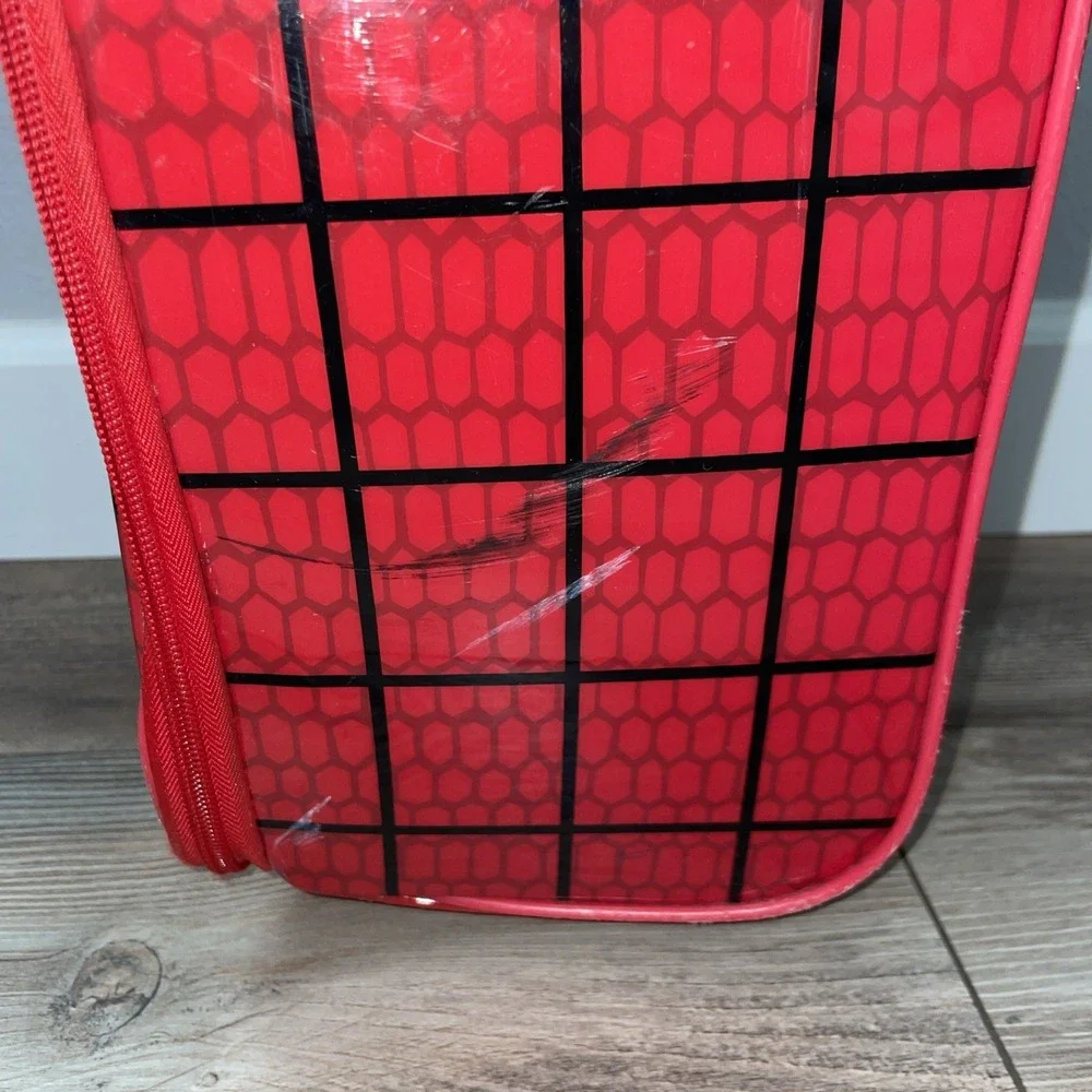 Disney Store Spiderman Rolling Suitcase Carry-On‎ Disney Store Red